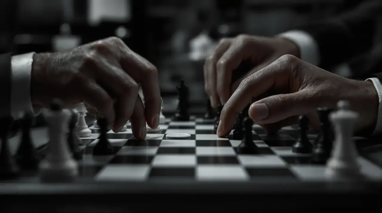 棋逢对手横幅海报